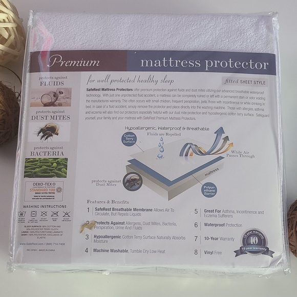 Safe Rest Mattress Protector full - Picture 3 of 3